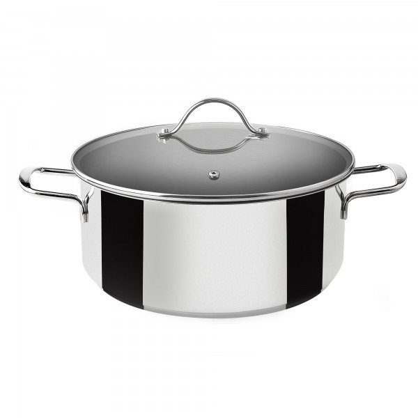 Cacerola supreme deluxe inox. 26 cm.