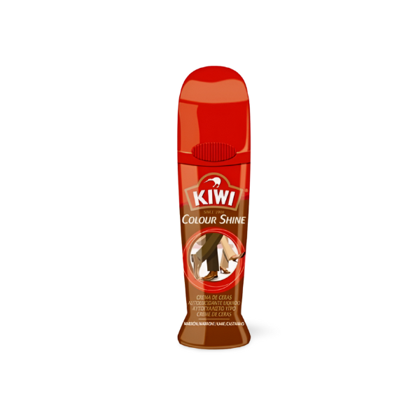 Kiwi crema de ceras calzado marrón 75ml